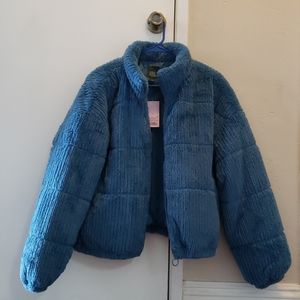 NWT Wild Fable Women's plush puffy jacket